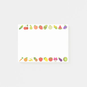 Post-it® Fruits colorés Emojis