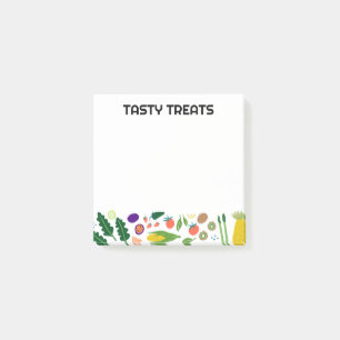 Post-it® Fruits et nourriture Légume sur mesure Monogramme