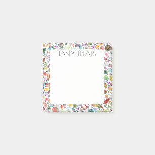 Post-it® Fruits & Légume Aliments CUSTOM Illustration Chef