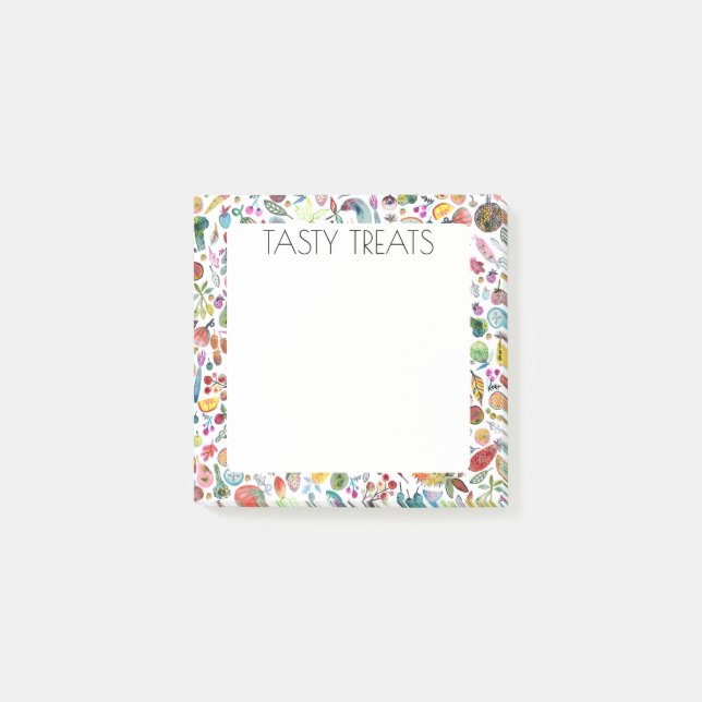 Post-it® Fruits & Légume Aliments CUSTOM Illustration Chef (Devant)