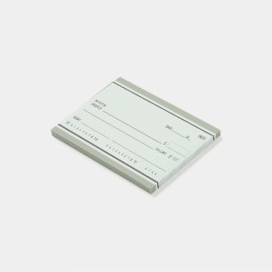 Post-it® Fun "Blank Rain Checks"