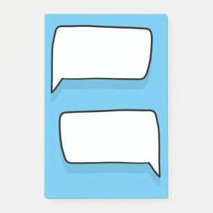 Post-it® Fun Conversation Bubble Messages Comic Conversatio