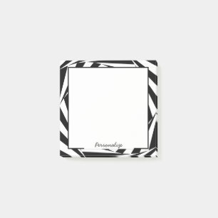 Post-it® Fun noir blanc conception d'illusion optique