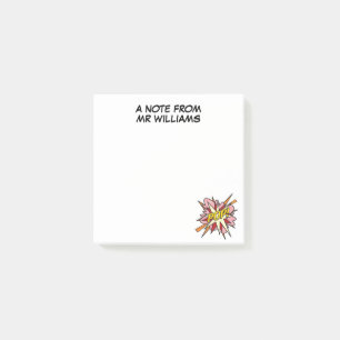 Post-it® Fun personnalisé Cool moderne Comic Book POP