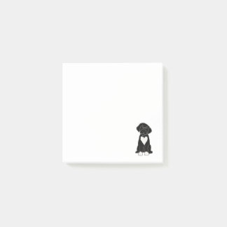 Post-it® Funny Black Portugais Water Dog