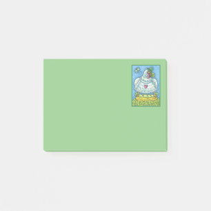 POST-IT® FUNNY IRISH HEN, OEUFS VERTS ET SHAMROCK CUIT