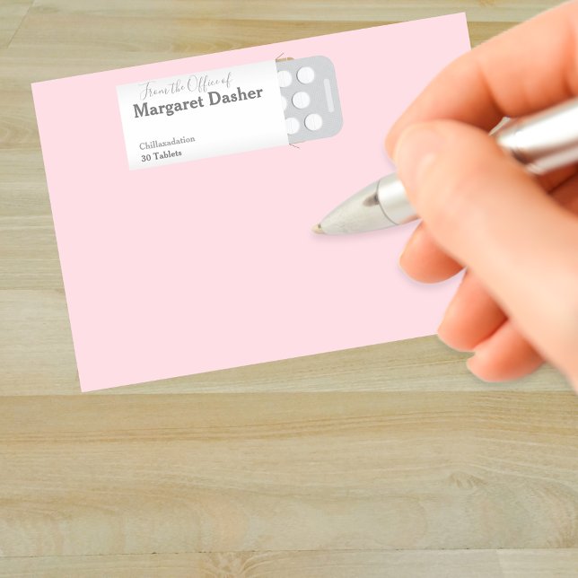 Post-it® Funny Lt Pink Chillaxadation 30 Tablet Pilulier (Créateur téléchargé)