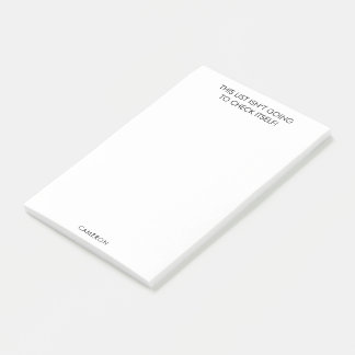 Post-it® Funny Procrastinator À Faire Liste Nom Personnalis