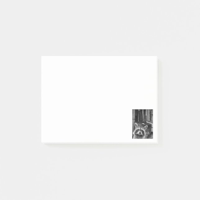 Post-it® Funny Raccoon Selfie Raccoon Funny Raccoon (Devant)