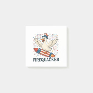 Post-it® Funny Rubber Duck USA Patriotic Firequacker 4e