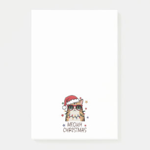 Post-it® Funny Santa Cat “Joyeux Noël en miaulant”