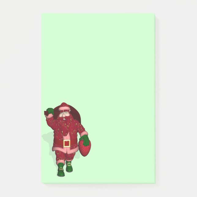 Post-it® Funny Santa Claus Fraise Farmer (Devant)