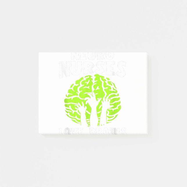 Post-it® Funny Science Enseignants aiment le cerveau Enseig (Devant)