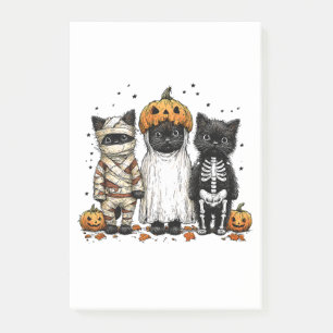 Post-it® Funny trois chats d'Halloween