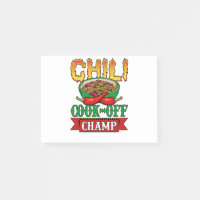 Gagnant de la compétition Chili Cook Off Champ