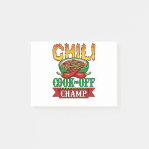 Post-it® Gagnant de la compétition Chili Cook Off Champ