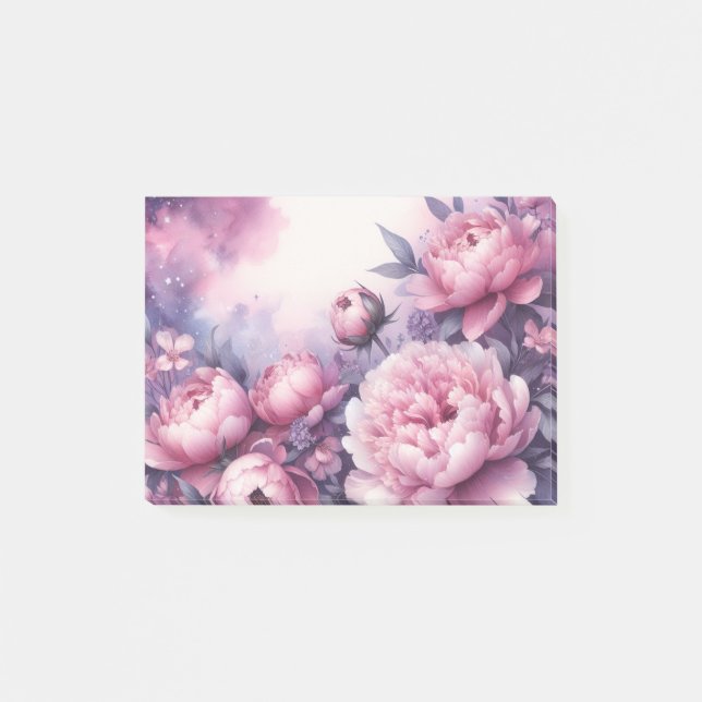 Post-it® Galaxy Peony Post Notes (Devant)