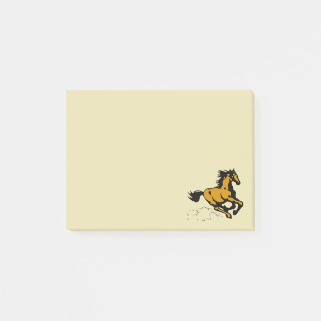 Post-it® Galloping Horse sauvage et libre (Devant)