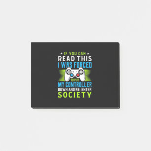 Post-it® Gamer A Été Forcé De Mettre Mon Contrôleur