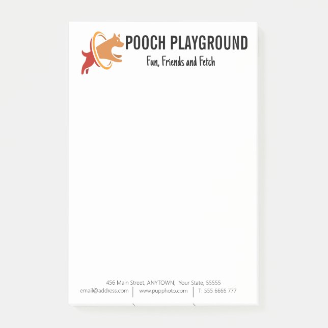 Post-it® Garderie de chien Affaires sur mesure (Devant)