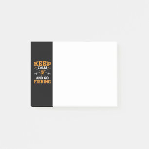 Post-it® Gardez Le Calme Et Allez Pêcher Notes Post-it