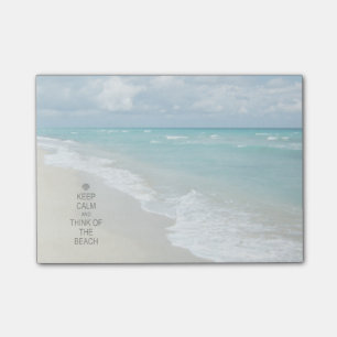 Post-it® Gardez le calme et pensez à la plage