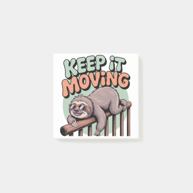 Post-it® Gardez-le en mouvement (Devant)