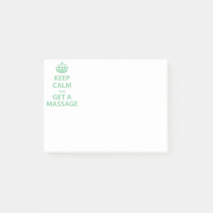 Post-it® Gardez votre calme et offrez-vous un massage