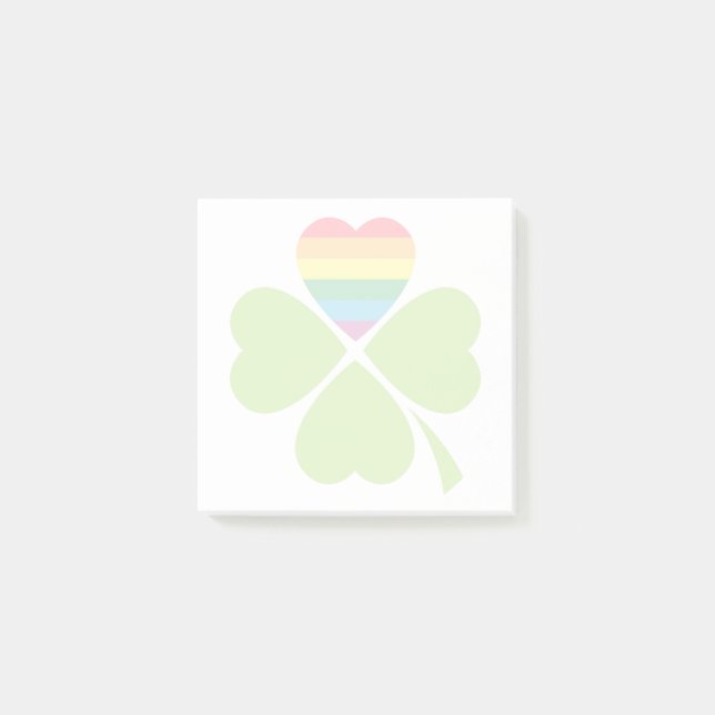 Post-it® Gay Lucky Clover (Devant)