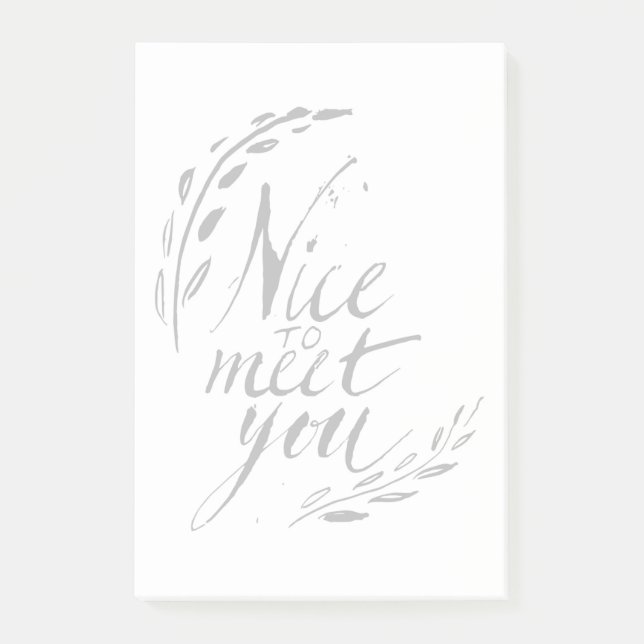 Post-it® Gentil de vous rencontrer (Devant)
