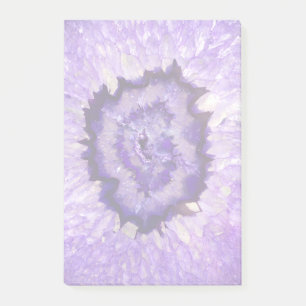 Post-it® Géode d'agate violet tombé