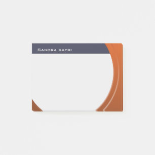 Post-it® Géométrique Moderne Métallurgique n'importe que
