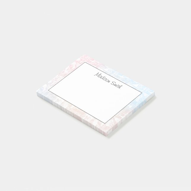 Post-it® Géométrique personnalisé  (Incliné)