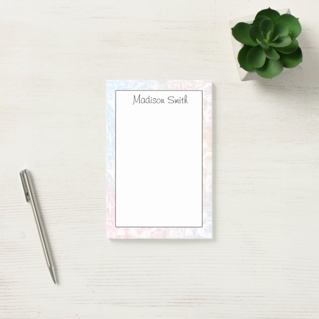 Post-it® Géométrique personnalisé  (Bureau)