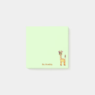 Post-it® Girafe mignonne de bébé d'aquarelle