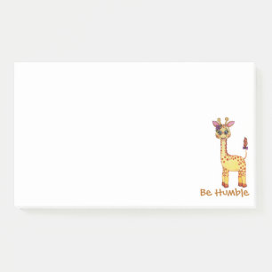 Post-it® Girafe mignonne de bébé d'aquarelle