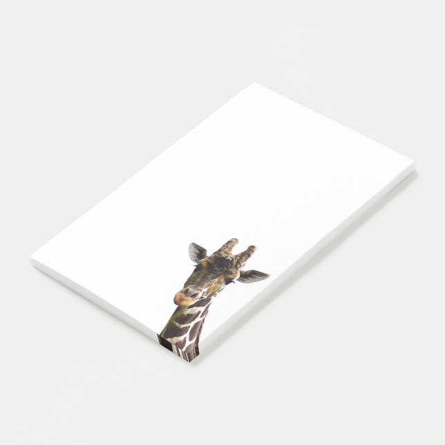 Post-it® Giraffe dans le coin Post It Notes (Incliné)