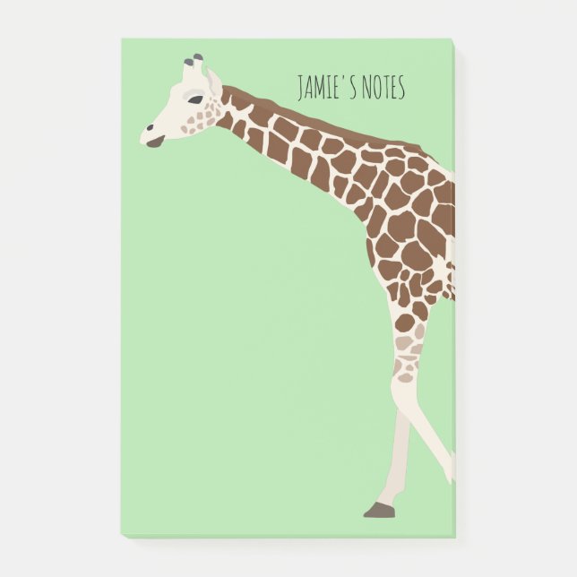 Post-it® Giraffe Jungle Safari animal (Devant)