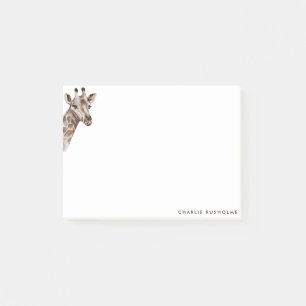 Post-it® Giraffe moderne simple personnalisée