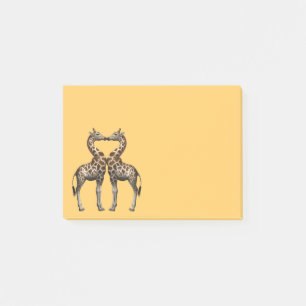 Post-it® Giraffes romantiques