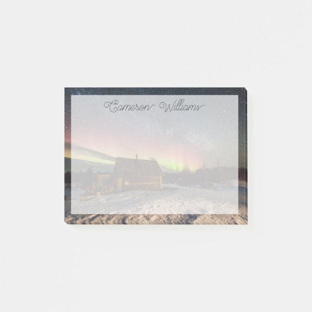 Post-it® Glace et neige | Aurora Polaris Murmansk, Islande (Devant)