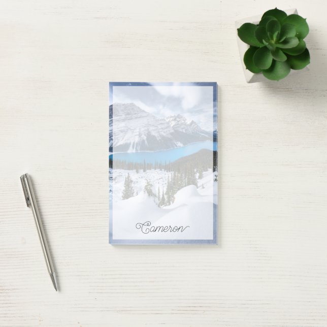 Post-it® Glace et neige | Lac Peyto, Rocheuses canadiennes (Bureau)