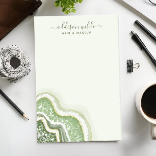 Post-it® Glitter de gomme verte émeraude Luxe Entreprise