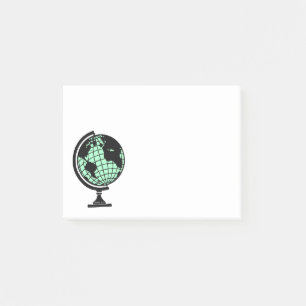 Post-it® Globe de cru de voyage du monde