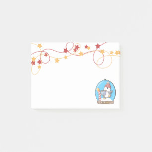 Post-it® Globe des neiges - Notes du Penguin de Noël