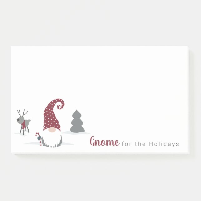 Post-it® Gnome et Reindeer Scandinavian Tomte design (Devant)