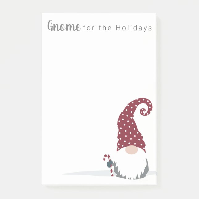 Post-it® Gnome for the Holidays Design scandinave (Devant)