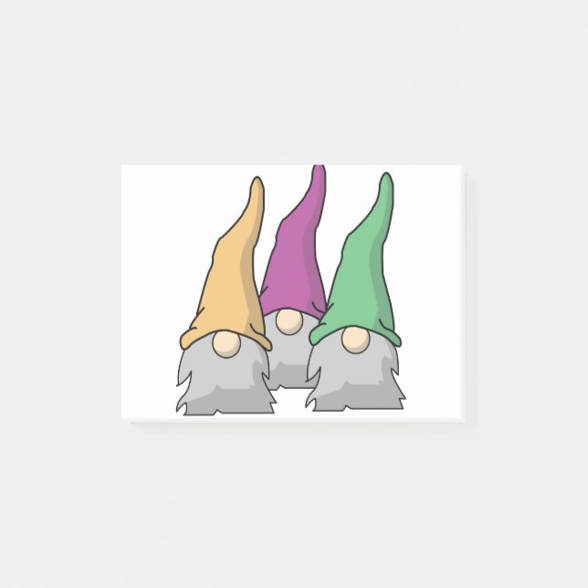 Post-it® Gnomes scandinaves minimalistes (Devant)