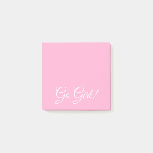 Post-it® Go Girl Joli rose (Devant)