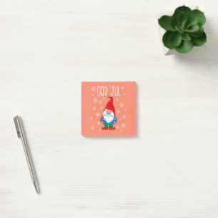Post-it® God Jul, Swedish Tomte Gnome, Merry Scandinave